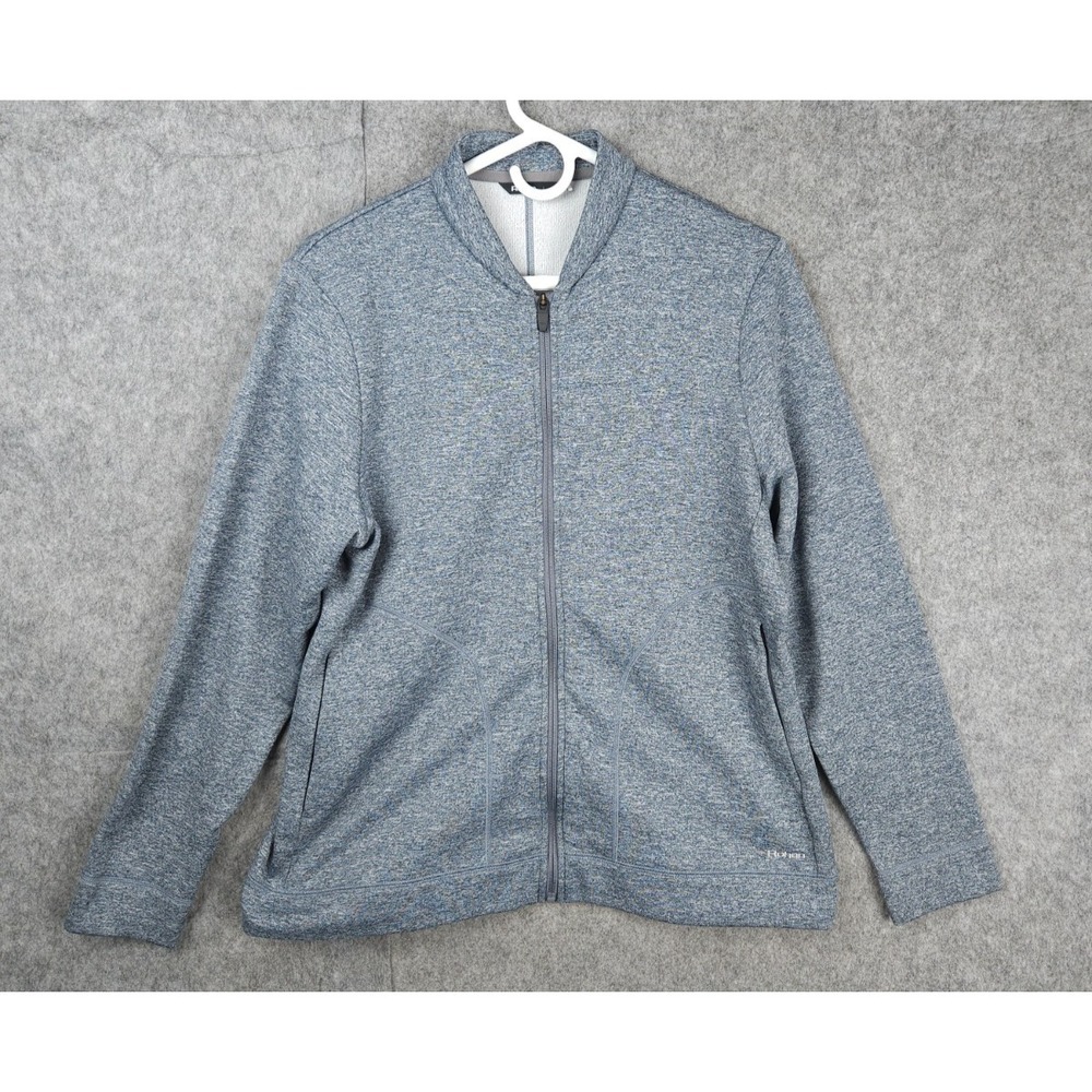 Rohan Jacket Women's Large Gray Heathered Full Zip Lined Polyester Mid-Weight